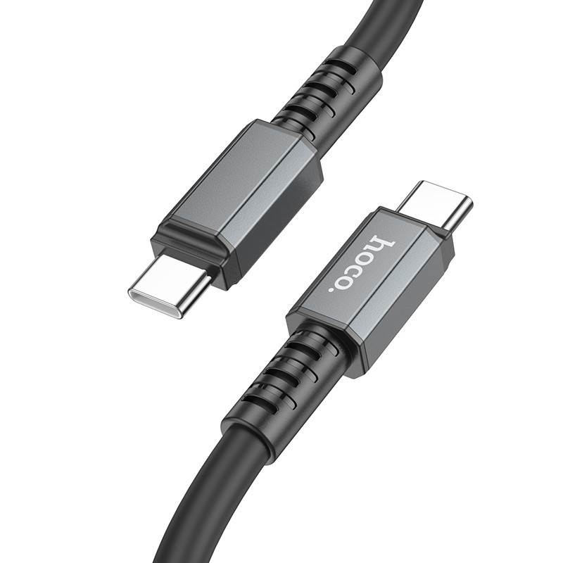 Καλώδιο Σύνδεσης Hoco X85 Strength USB-C σε USB-C 60W 20V/3A Μαύρο 1μ. Υψηλής Αντοχής - Image 2