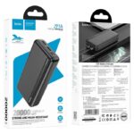 Power Bank Hoco J91A 20000mAh με Έξοδο USB 5V/2.1A LED Ένδειξη Μπαταρίας Μαύρο